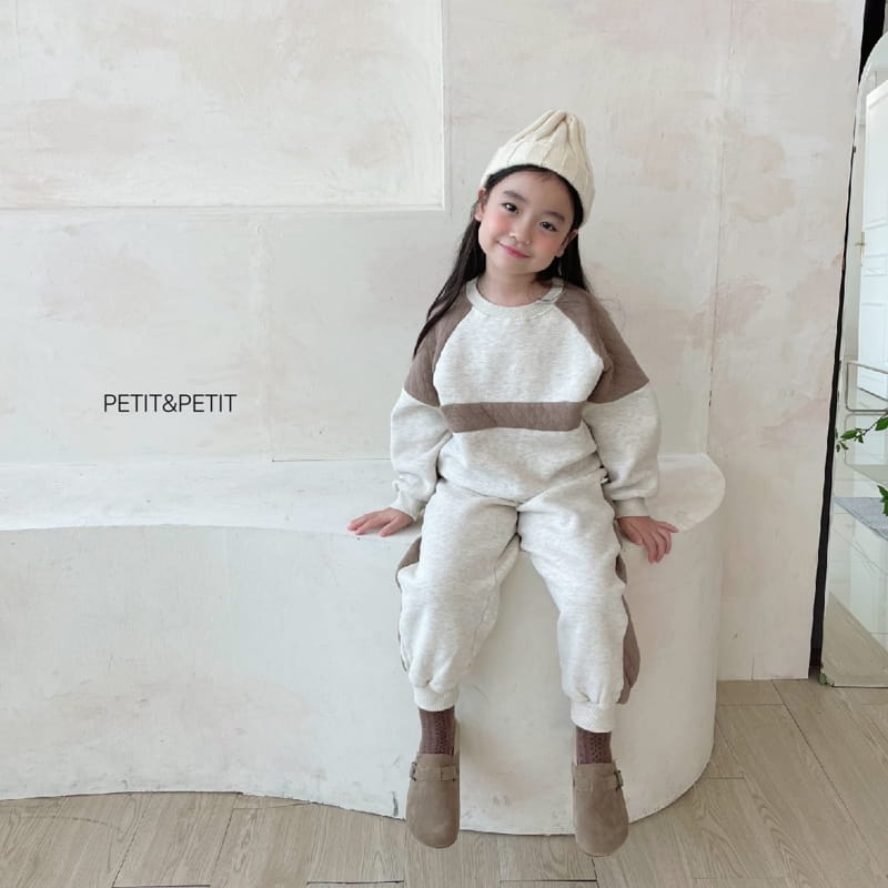PETIT & PETIT - Korean Children Fashion - #Kfashion4kids - Quilting Color Top Bottom Set - 12