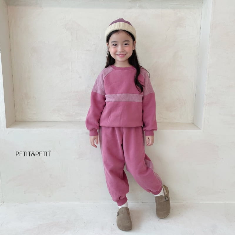 PETIT & PETIT - Korean Children Fashion - #Kfashion4kids - Quilting Color Top Bottom Set - 7