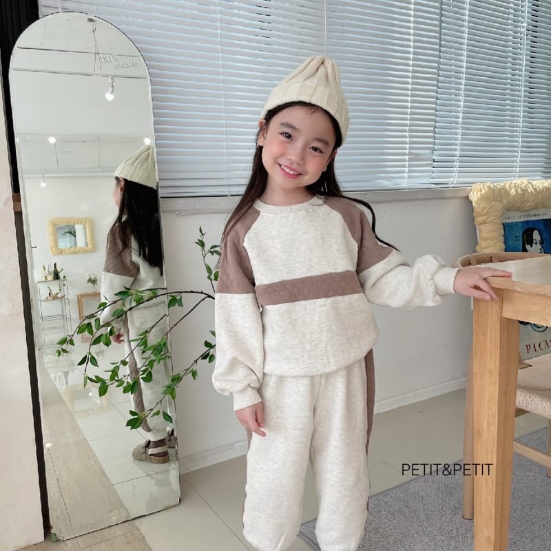 PETIT & PETIT - Korean Children Fashion - #Kfashion4kids - Quilting Color Top Bottom Set - 9