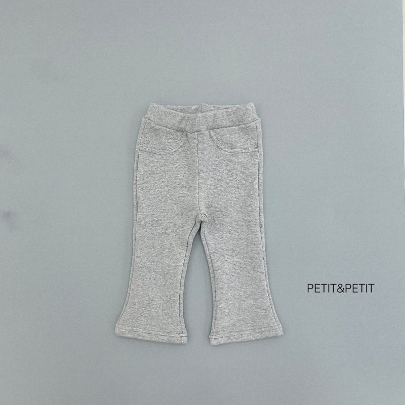 PETIT & PETIT - Korean Children Fashion - #Kfashion4kids - Fleece Simple Bootscut Pants - 2