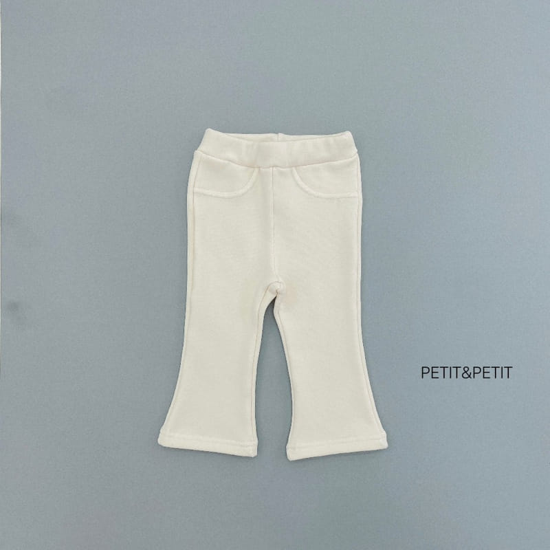 PETIT & PETIT - Korean Children Fashion - #Kfashion4kids - Fleece Simple Bootscut Pants - 3