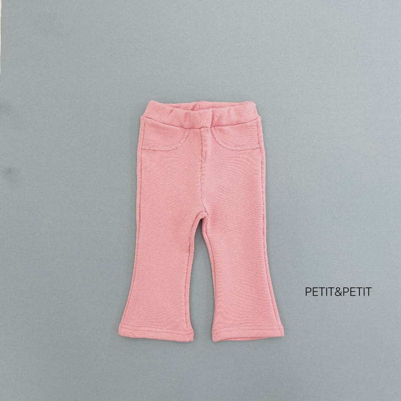 PETIT & PETIT - Korean Children Fashion - #Kfashion4kids - Fleece Simple Bootscut Pants - 4