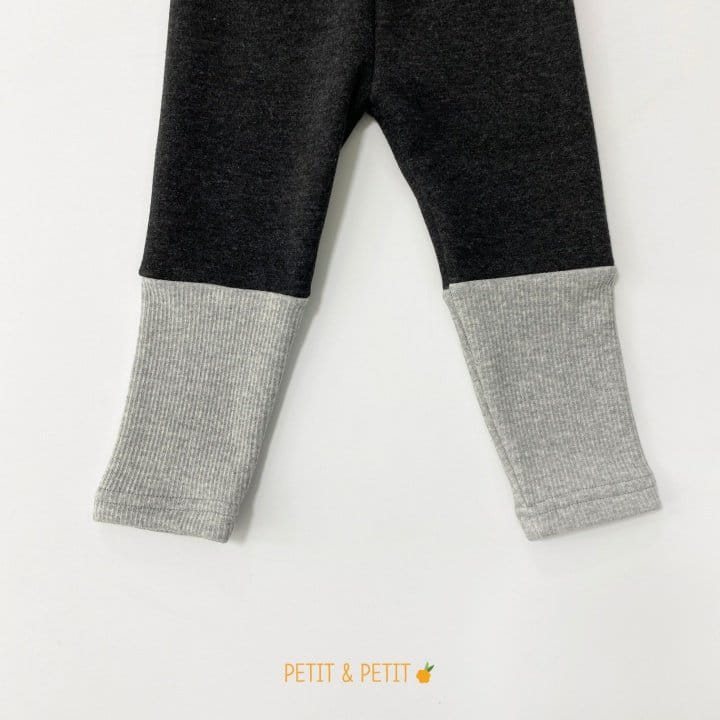 PETIT & PETIT - Korean Children Fashion - #Kfashion4kids - Fleece Rib Color Leggings - 5