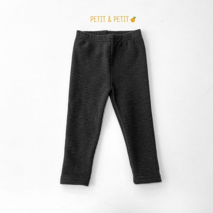 PETIT & PETIT - Korean Children Fashion - #Kfashion4kids - Fleece Rib Leggings