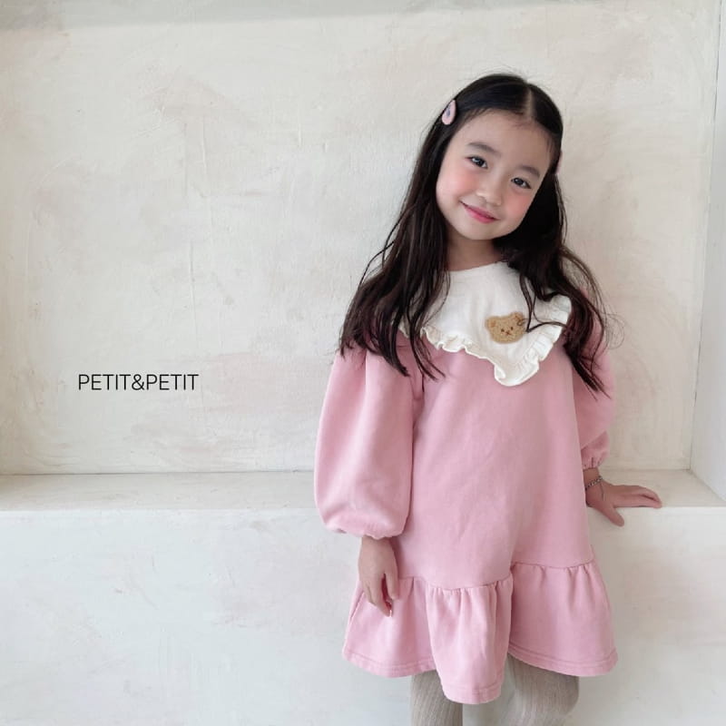 PETIT & PETIT - Korean Children Fashion - #Kfashion4kids - Bear Frill One-piece