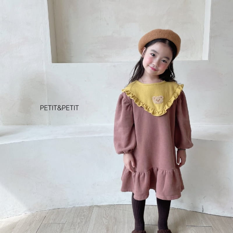 PETIT & PETIT - Korean Children Fashion - #Kfashion4kids - Bear Frill One-piece - 10