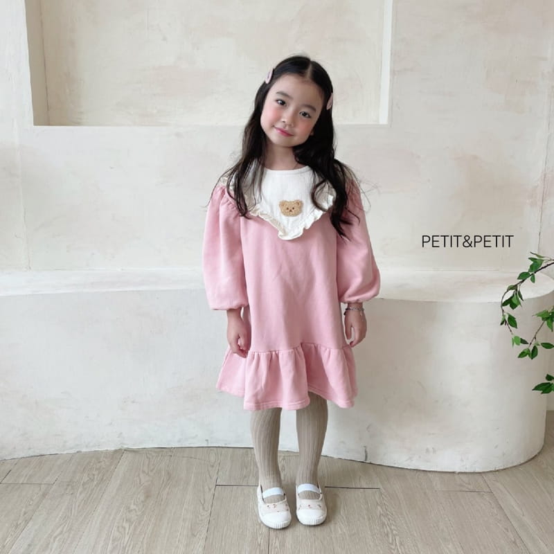 PETIT & PETIT - Korean Children Fashion - #Kfashion4kids - Bear Frill One-piece - 2