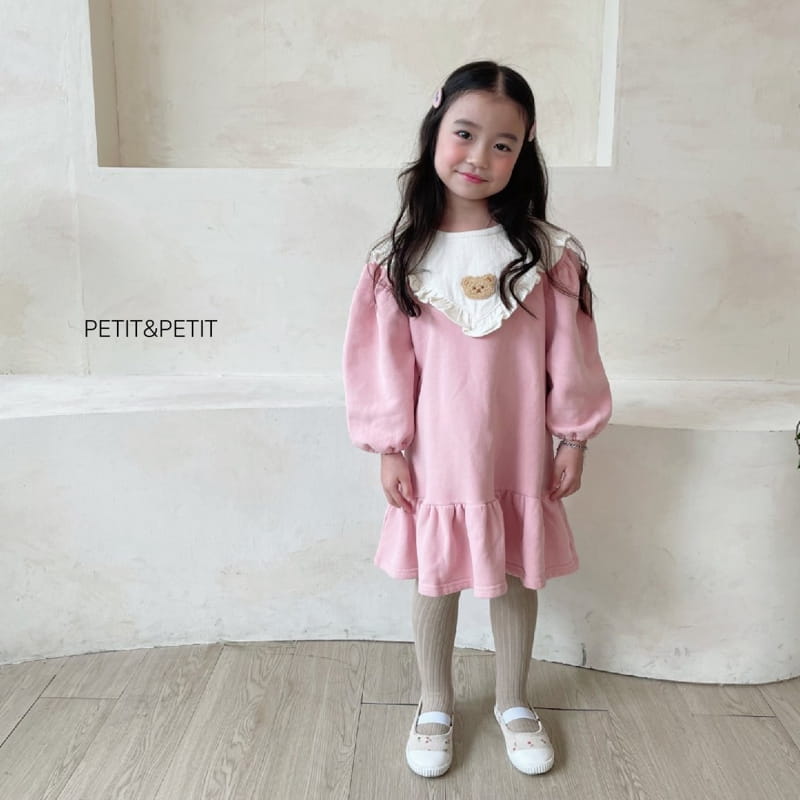 PETIT & PETIT - Korean Children Fashion - #Kfashion4kids - Bear Frill One-piece - 3