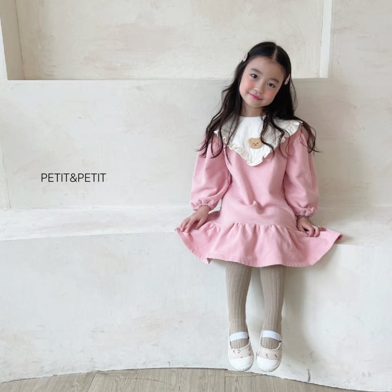 PETIT & PETIT - Korean Children Fashion - #Kfashion4kids - Bear Frill One-piece - 4