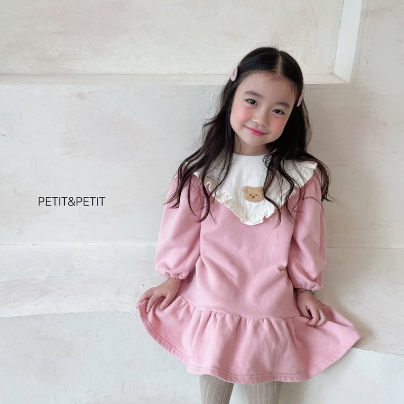 PETIT & PETIT - Korean Children Fashion - #Kfashion4kids - Bear Frill One-piece - 6