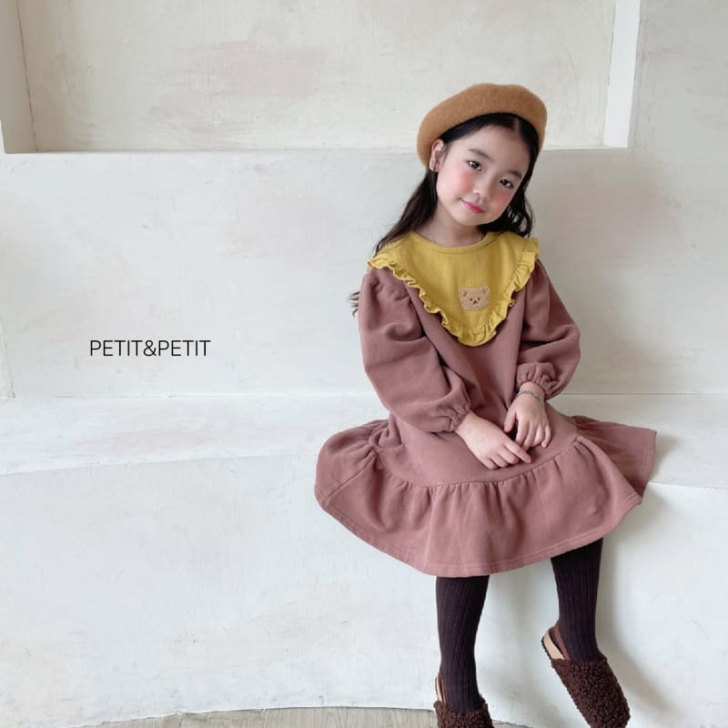 PETIT & PETIT - Korean Children Fashion - #Kfashion4kids - Bear Frill One-piece - 7