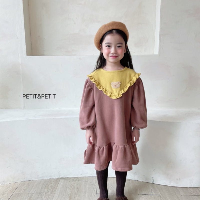 PETIT & PETIT - Korean Children Fashion - #Kfashion4kids - Bear Frill One-piece - 8