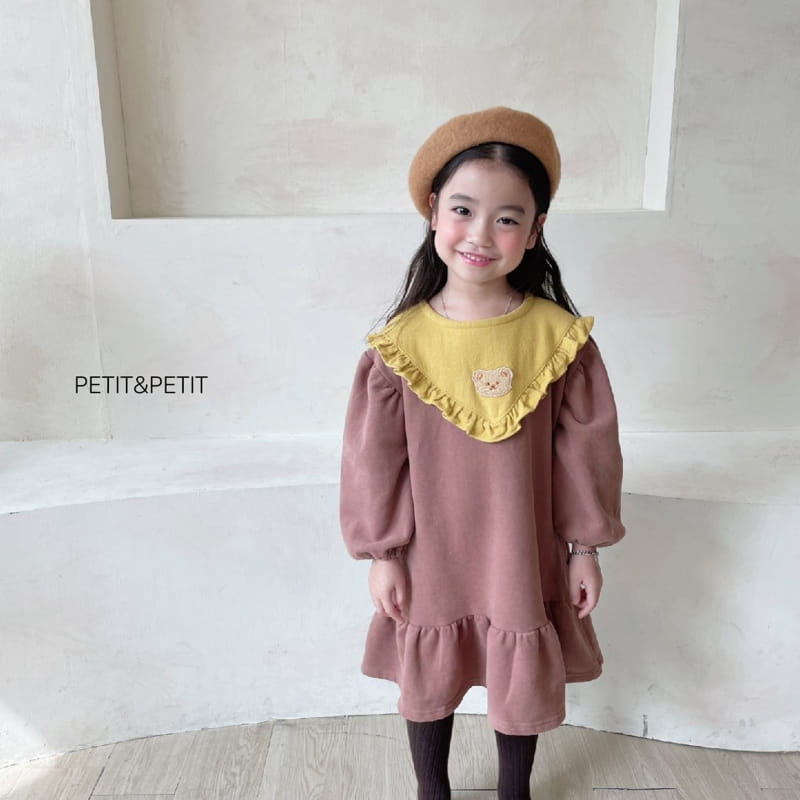 PETIT & PETIT - Korean Children Fashion - #Kfashion4kids - Bear Frill One-piece - 9