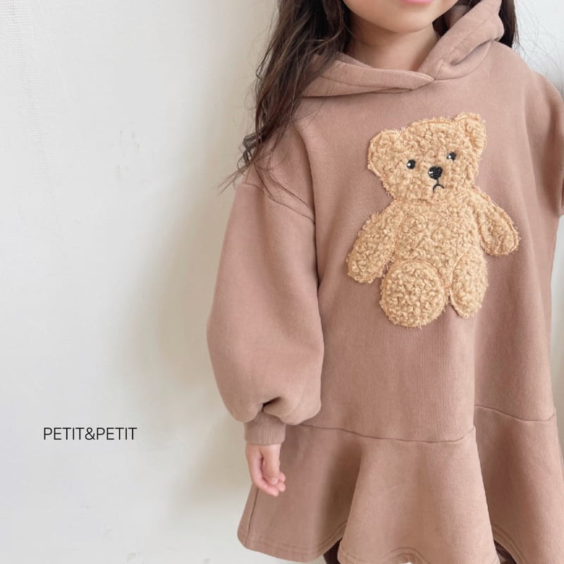 PETIT & PETIT - Korean Children Fashion - #Kfashion4kids - Bear Bear Hoody One-piece - 11