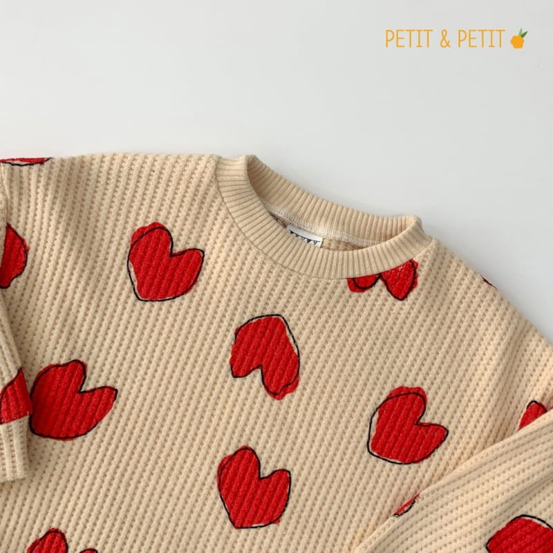 PETIT & PETIT - Korean Children Fashion - #Kfashion4kids - Hear Waffle Tee - 3