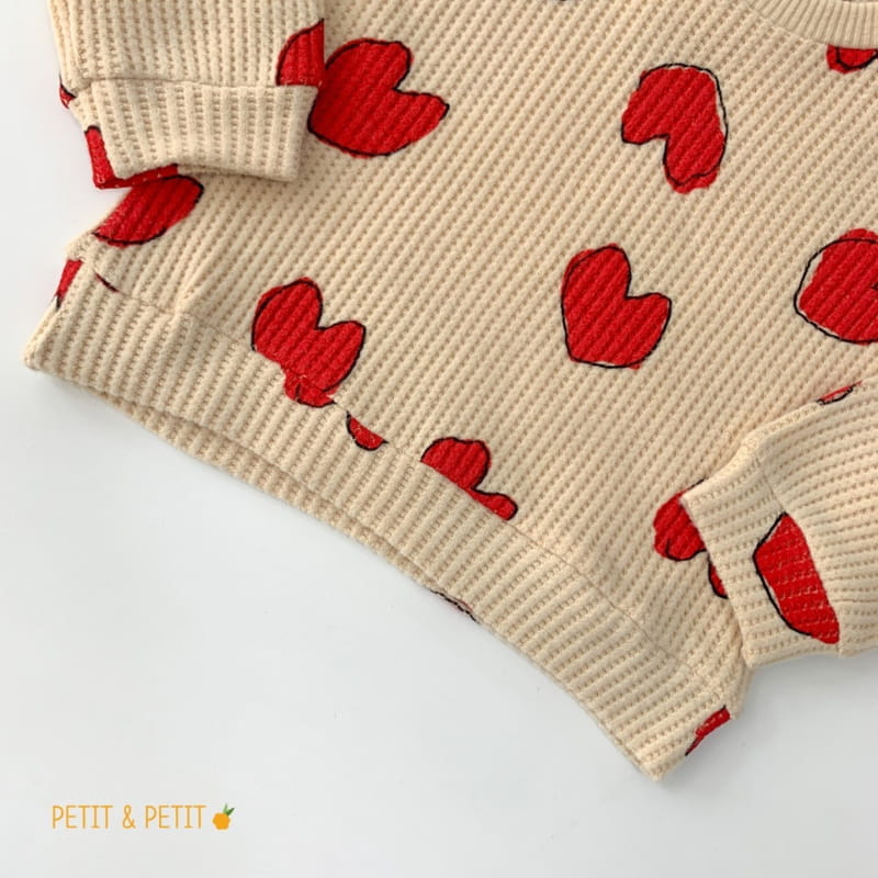 PETIT & PETIT - Korean Children Fashion - #Kfashion4kids - Hear Waffle Tee - 4