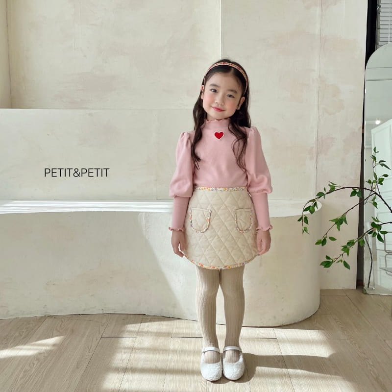 PETIT & PETIT - Korean Children Fashion - #Kfashion4kids - Hear Shirring Tee