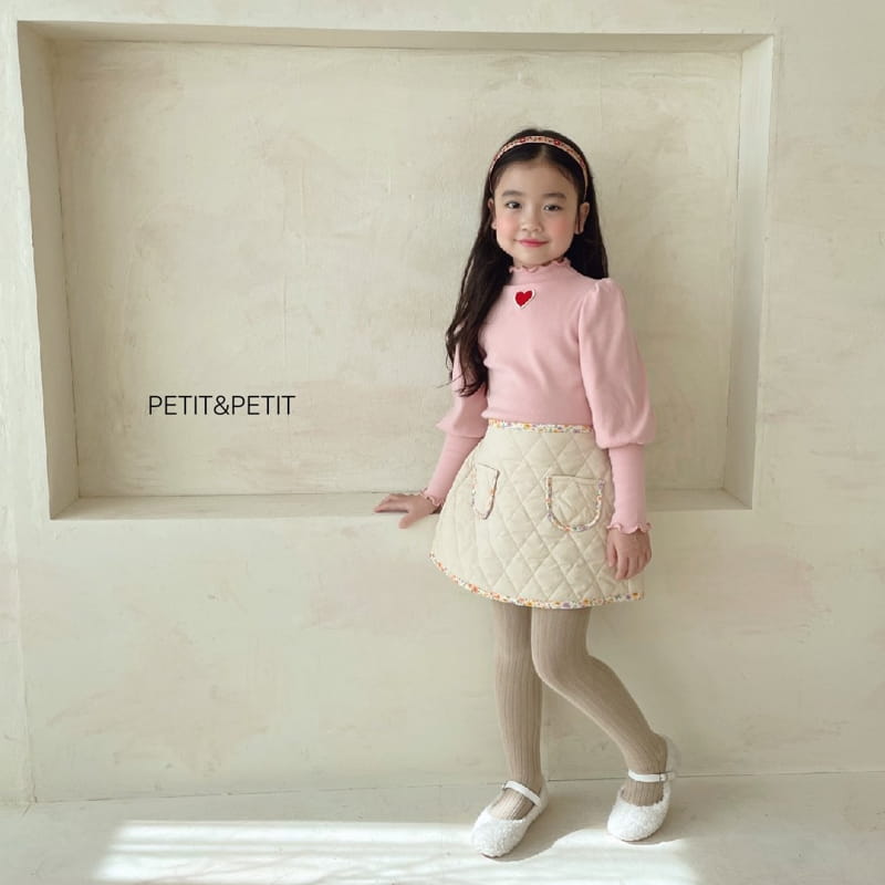 PETIT & PETIT - Korean Children Fashion - #Kfashion4kids - Hear Shirring Tee - 12