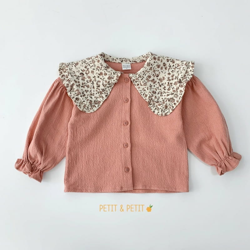 PETIT & PETIT - Korean Children Fashion - #Kfashion4kids - Flower Collar Blouse - 4