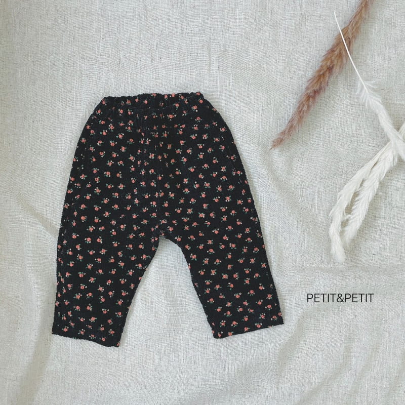 PETIT & PETIT - Korean Children Fashion - #Kfashion4kids - Flower Rib Pants  - 9