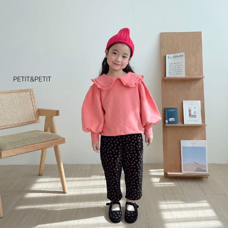 PETIT & PETIT - Korean Children Fashion - #Kfashion4kids - Frill Collar Sweatshirt - 10