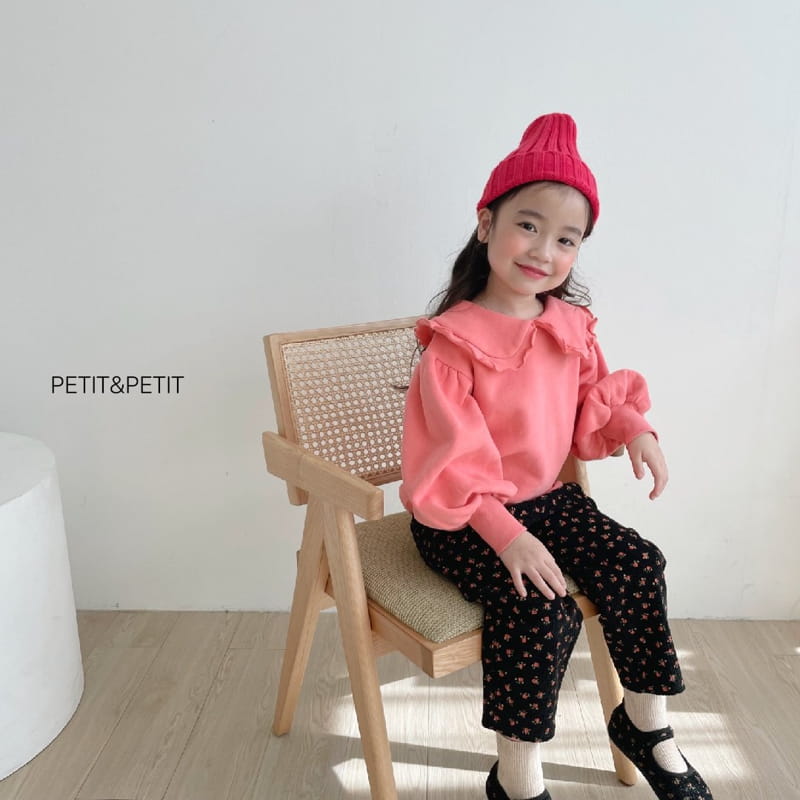 PETIT & PETIT - Korean Children Fashion - #Kfashion4kids - Frill Collar Sweatshirt - 6