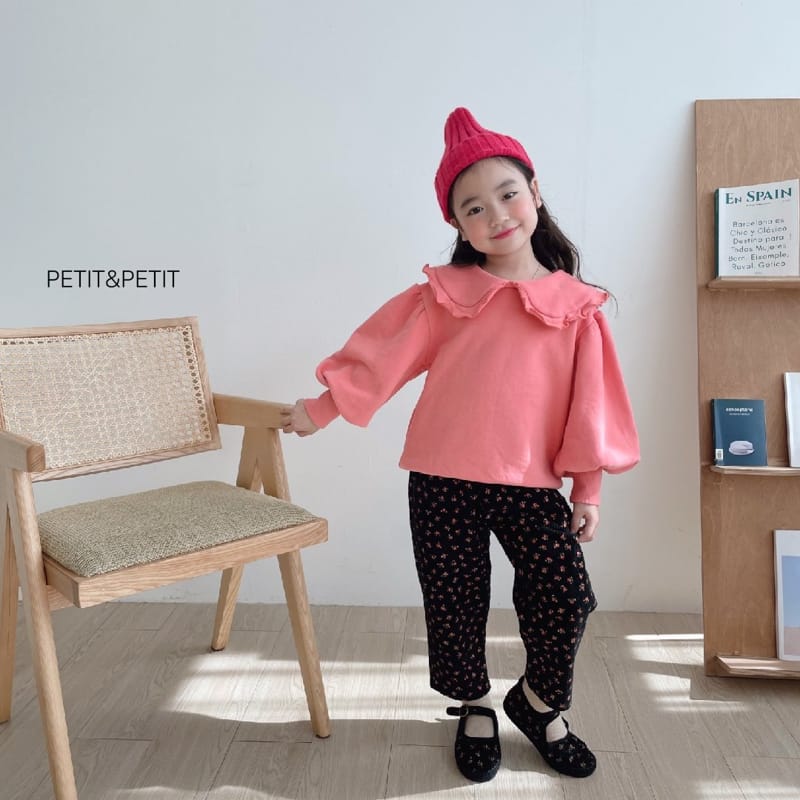 PETIT & PETIT - Korean Children Fashion - #Kfashion4kids - Frill Collar Sweatshirt - 7