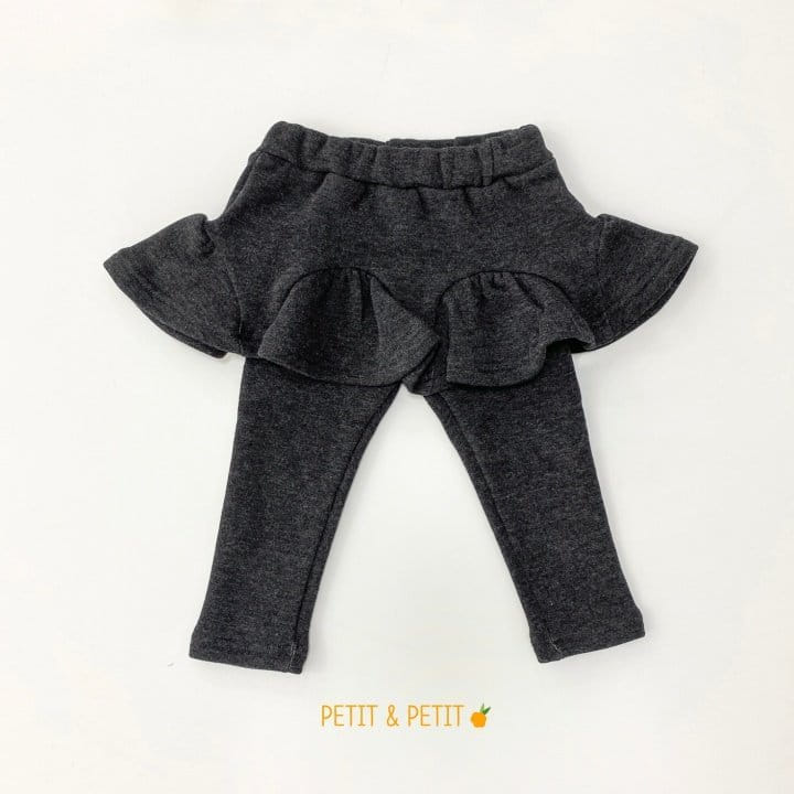 PETIT & PETIT - Korean Children Fashion - #Kfashion4kids - Pom Pom Skirt Leggings