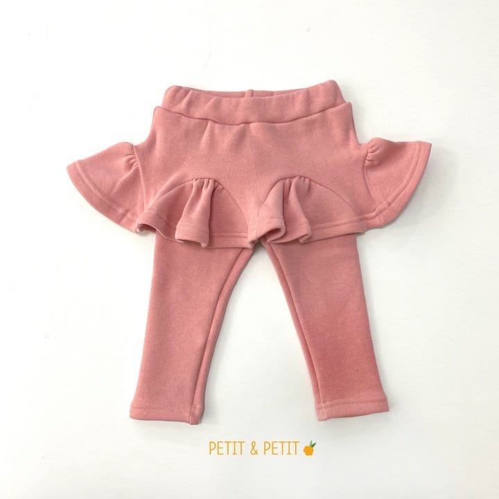 PETIT & PETIT - Korean Children Fashion - #Kfashion4kids - Pom Pom Skirt Leggings - 2