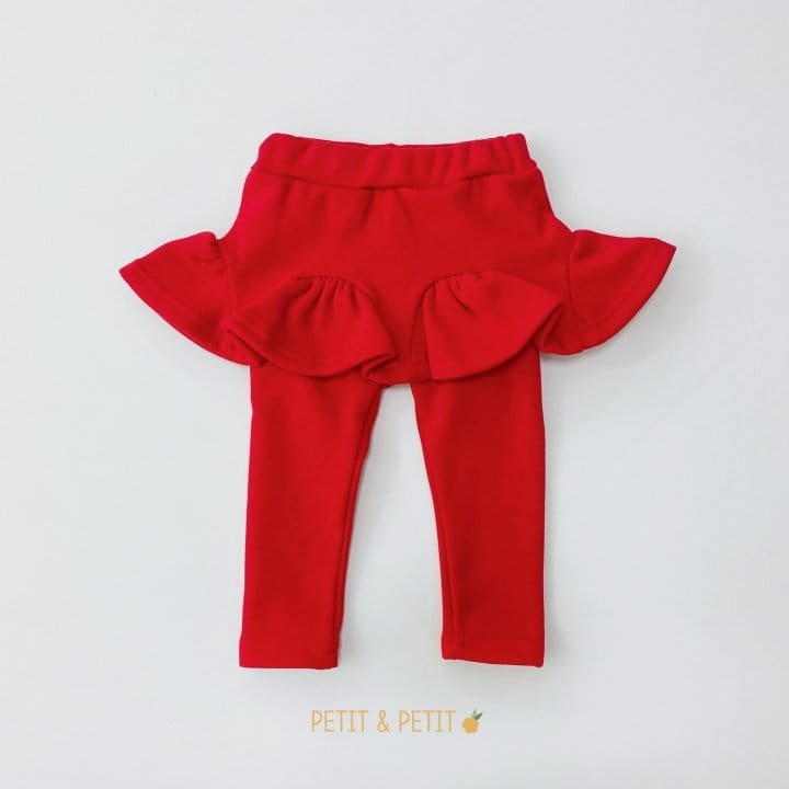 PETIT & PETIT - Korean Children Fashion - #Kfashion4kids - Pom Pom Skirt Leggings - 3
