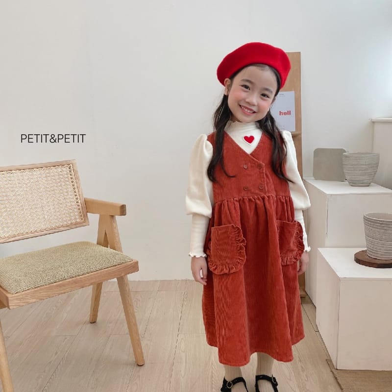 PETIT & PETIT - Korean Children Fashion - #Kfashion4kids - Pocket Frill One-piece