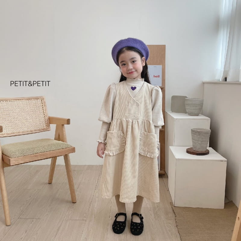 PETIT & PETIT - Korean Children Fashion - #Kfashion4kids - Pocket Frill One-piece - 12