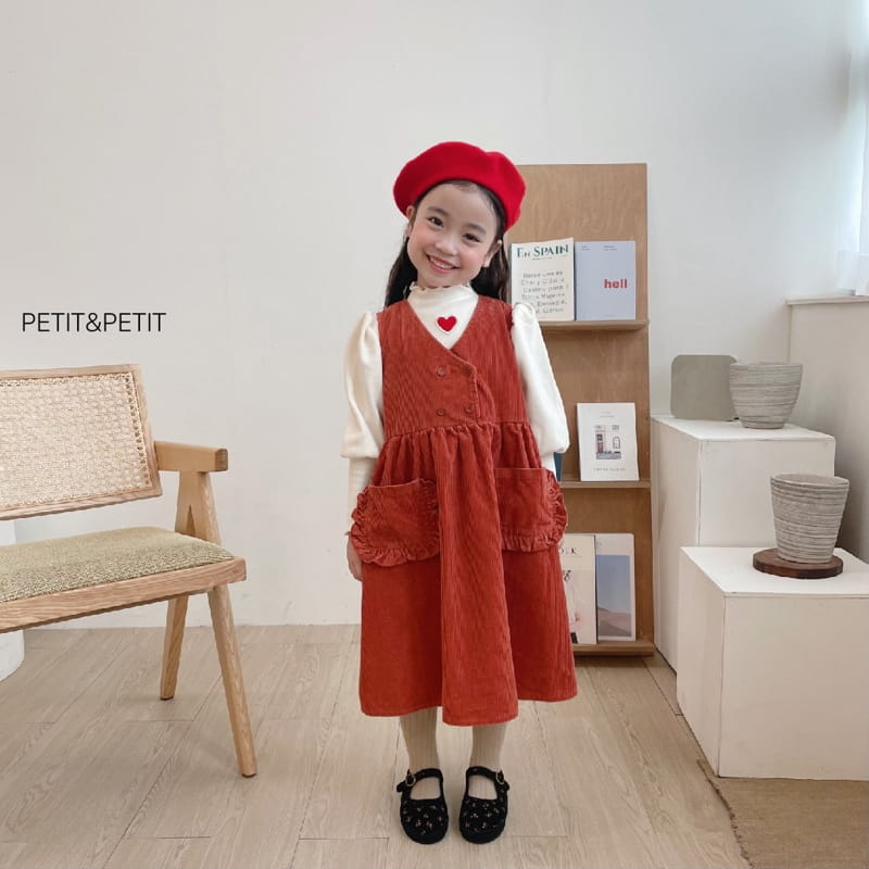 PETIT & PETIT - Korean Children Fashion - #Kfashion4kids - Pocket Frill One-piece - 3