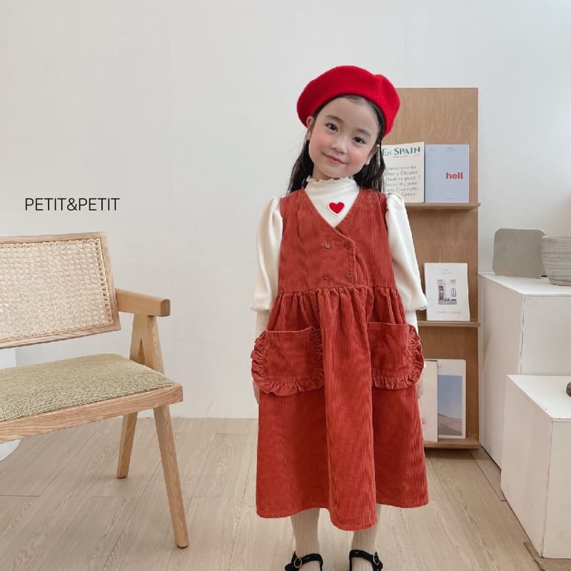 PETIT & PETIT - Korean Children Fashion - #Kfashion4kids - Pocket Frill One-piece - 5