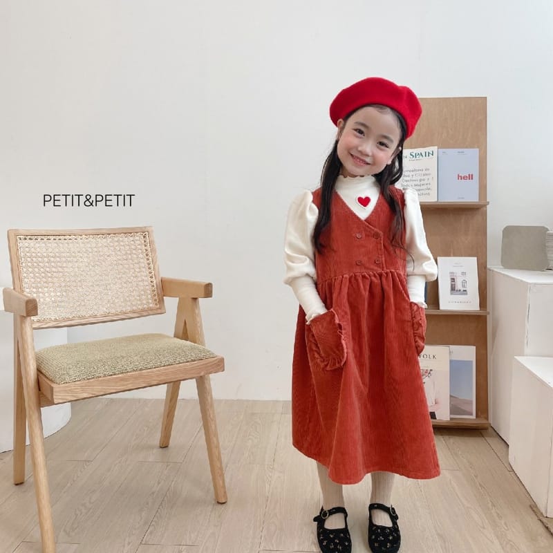 PETIT & PETIT - Korean Children Fashion - #Kfashion4kids - Pocket Frill One-piece - 6