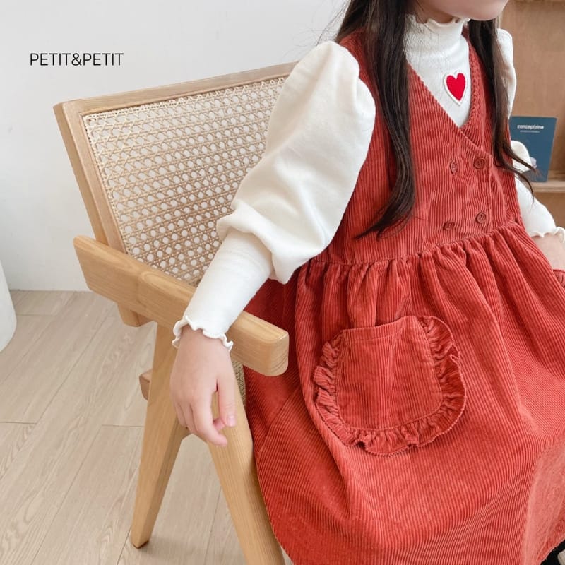 PETIT & PETIT - Korean Children Fashion - #Kfashion4kids - Pocket Frill One-piece - 8