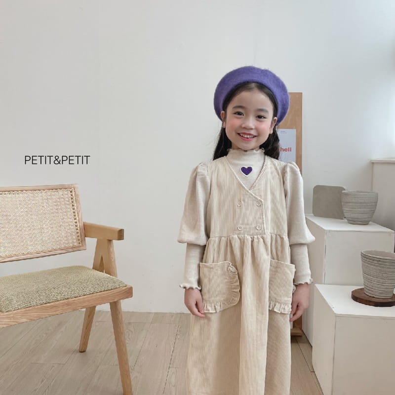 PETIT & PETIT - Korean Children Fashion - #Kfashion4kids - Pocket Frill One-piece - 9