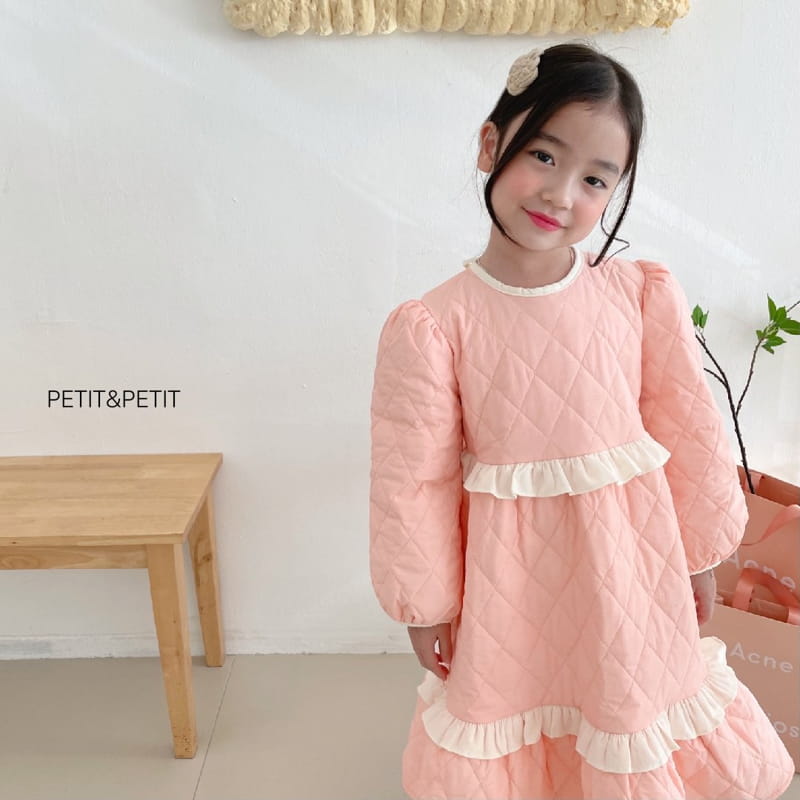 PETIT & PETIT - Korean Children Fashion - #Kfashion4kids - Coco Quilting One-piece - 12