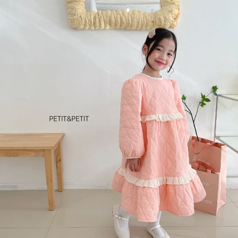 PETIT & PETIT - Korean Children Fashion - #Kfashion4kids - Coco Quilting One-piece - 2