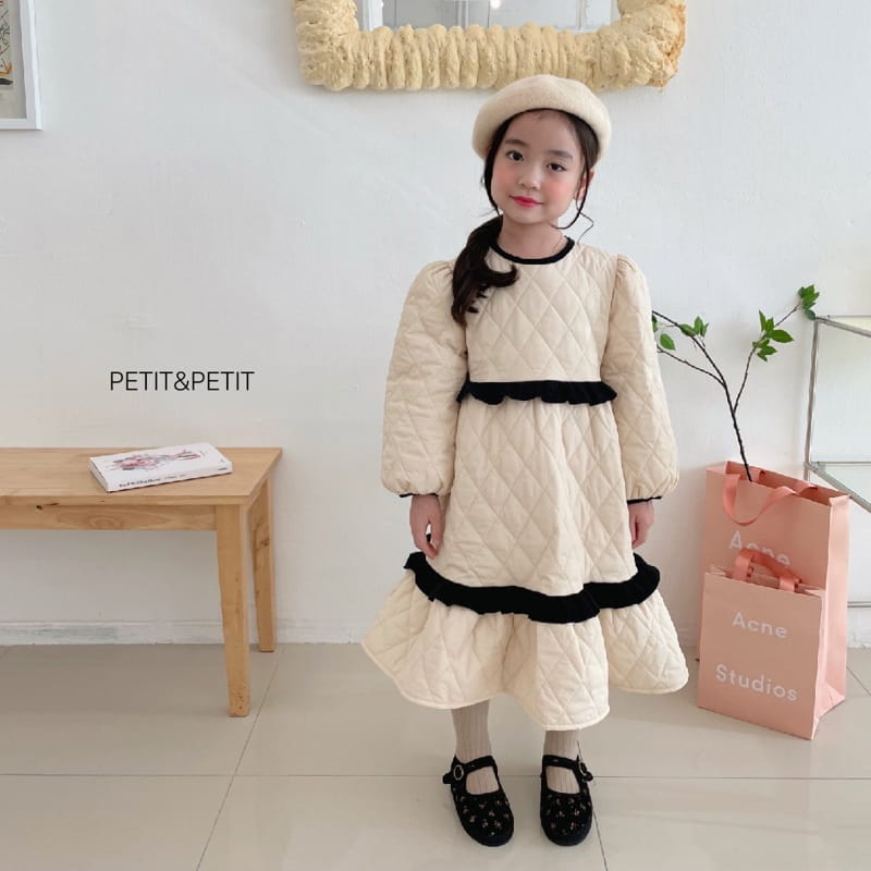 PETIT & PETIT - Korean Children Fashion - #Kfashion4kids - Coco Quilting One-piece - 6