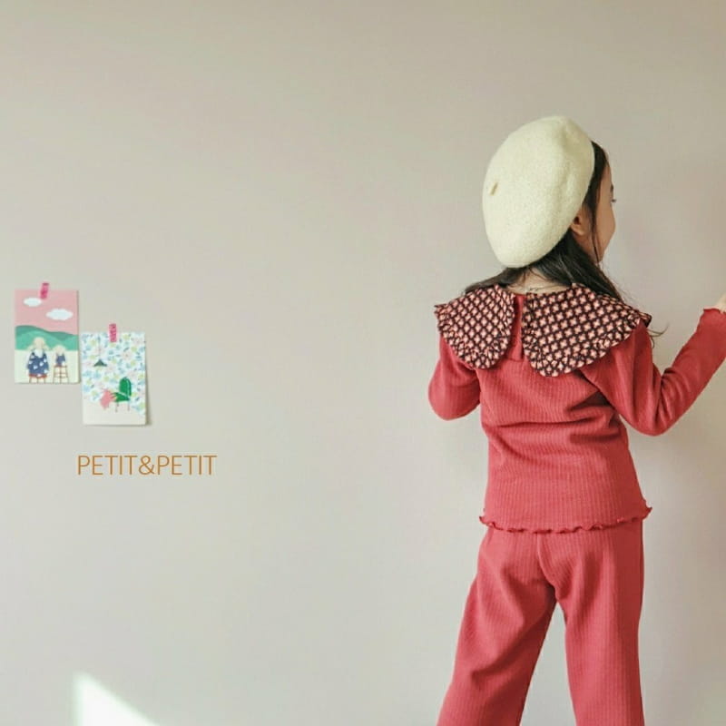 PETIT & PETIT - Korean Children Fashion - #Kfashion4kids - Collar Top Bottom Set - 10