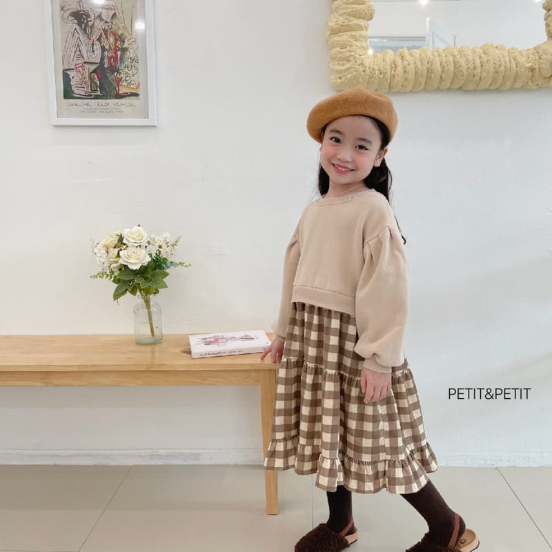 PETIT & PETIT - Korean Children Fashion - #Kfashion4kids - Check One-piece