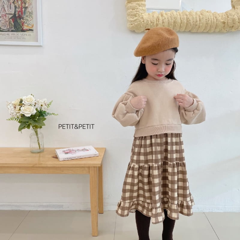 PETIT & PETIT - Korean Children Fashion - #Kfashion4kids - Check One-piece - 3