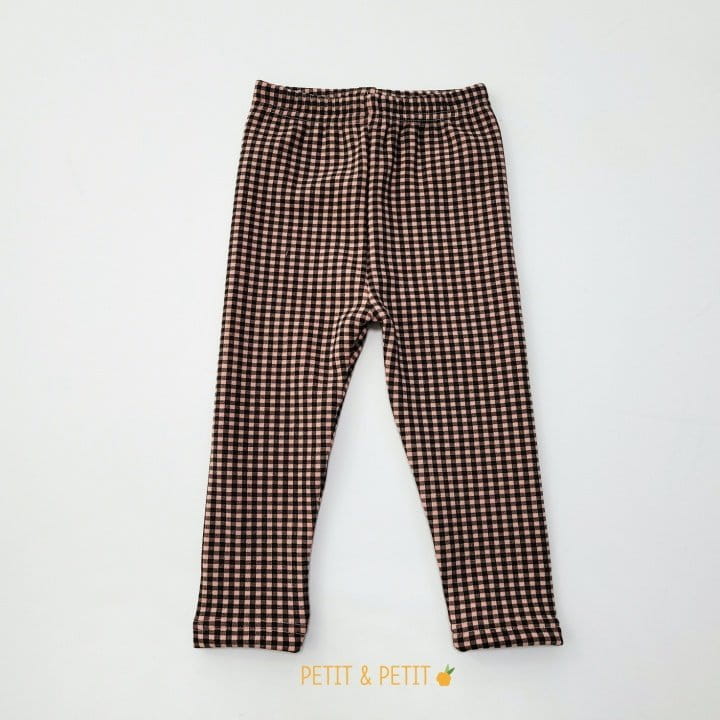 PETIT & PETIT - Korean Children Fashion - #Kfashion4kids - Check Leggings - 2