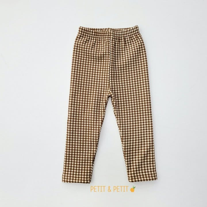 PETIT & PETIT - Korean Children Fashion - #Kfashion4kids - Check Leggings - 3