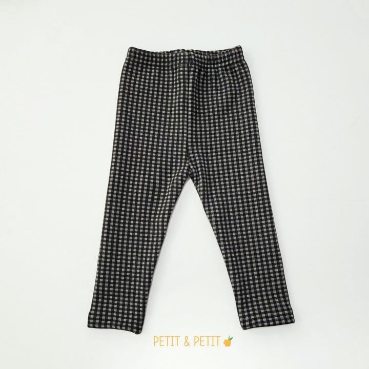 PETIT & PETIT - Korean Children Fashion - #Kfashion4kids - Check Leggings - 4