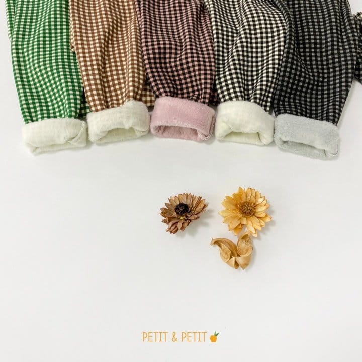 PETIT & PETIT - Korean Children Fashion - #Kfashion4kids - Check Leggings - 7