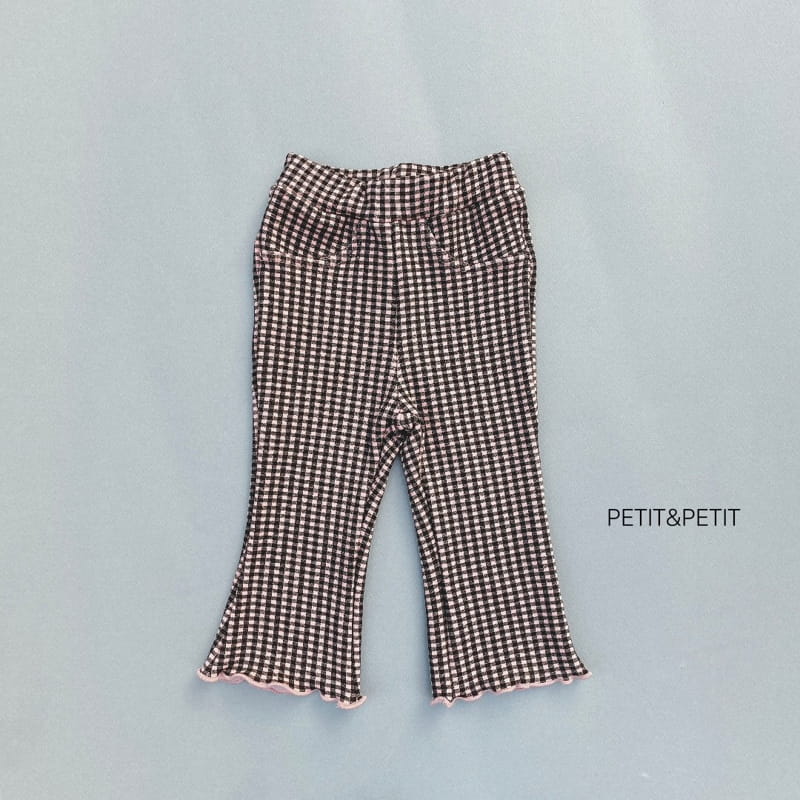 PETIT & PETIT - Korean Children Fashion - #Kfashion4kids - Check Bootscut Pants - 4