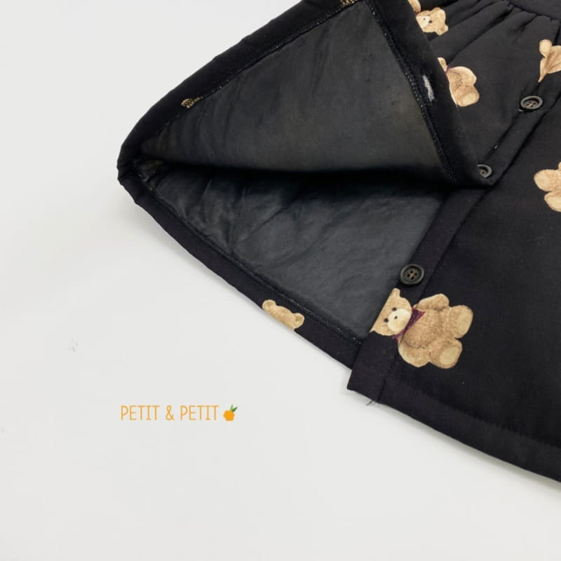 PETIT & PETIT - Korean Children Fashion - #Kfashion4kids - Bear Bonding One-piece - 3