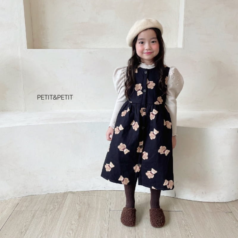 PETIT & PETIT - Korean Children Fashion - #Kfashion4kids - Bear Bonding One-piece - 5